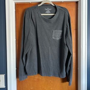 Tailor Vintage Men's Gray Long Sleeve Shirt